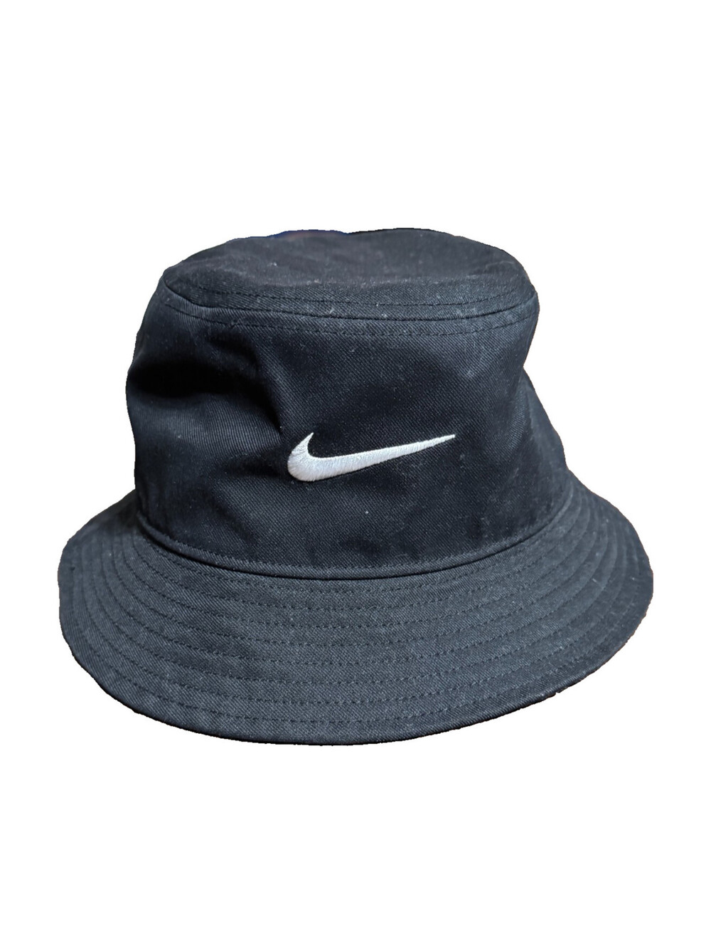 Nike Apex Swoosh Bucket Hat Size S Unisex Golf Fishing Hat Black